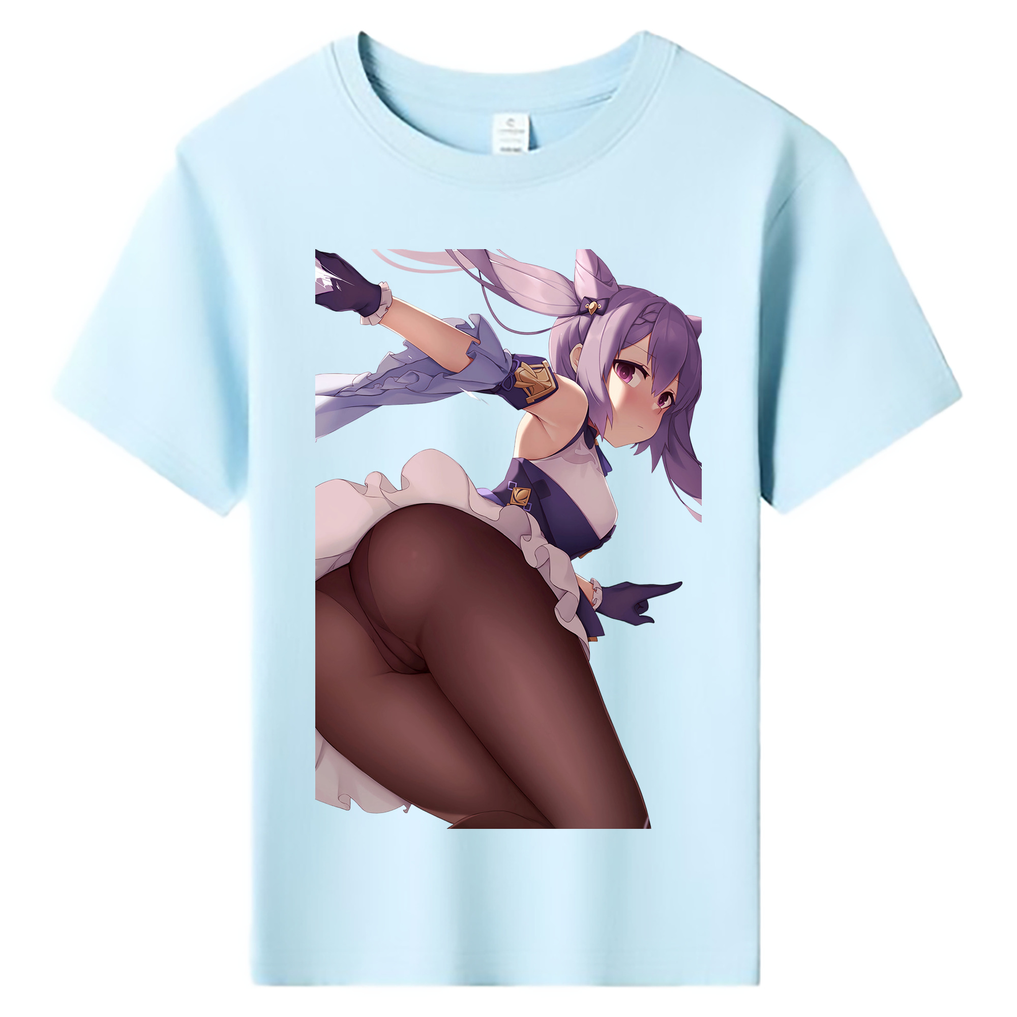 げんし神 刻晴 こくせい genshin Kokusei 綿100％キッズTシャツ（フロントプリント）